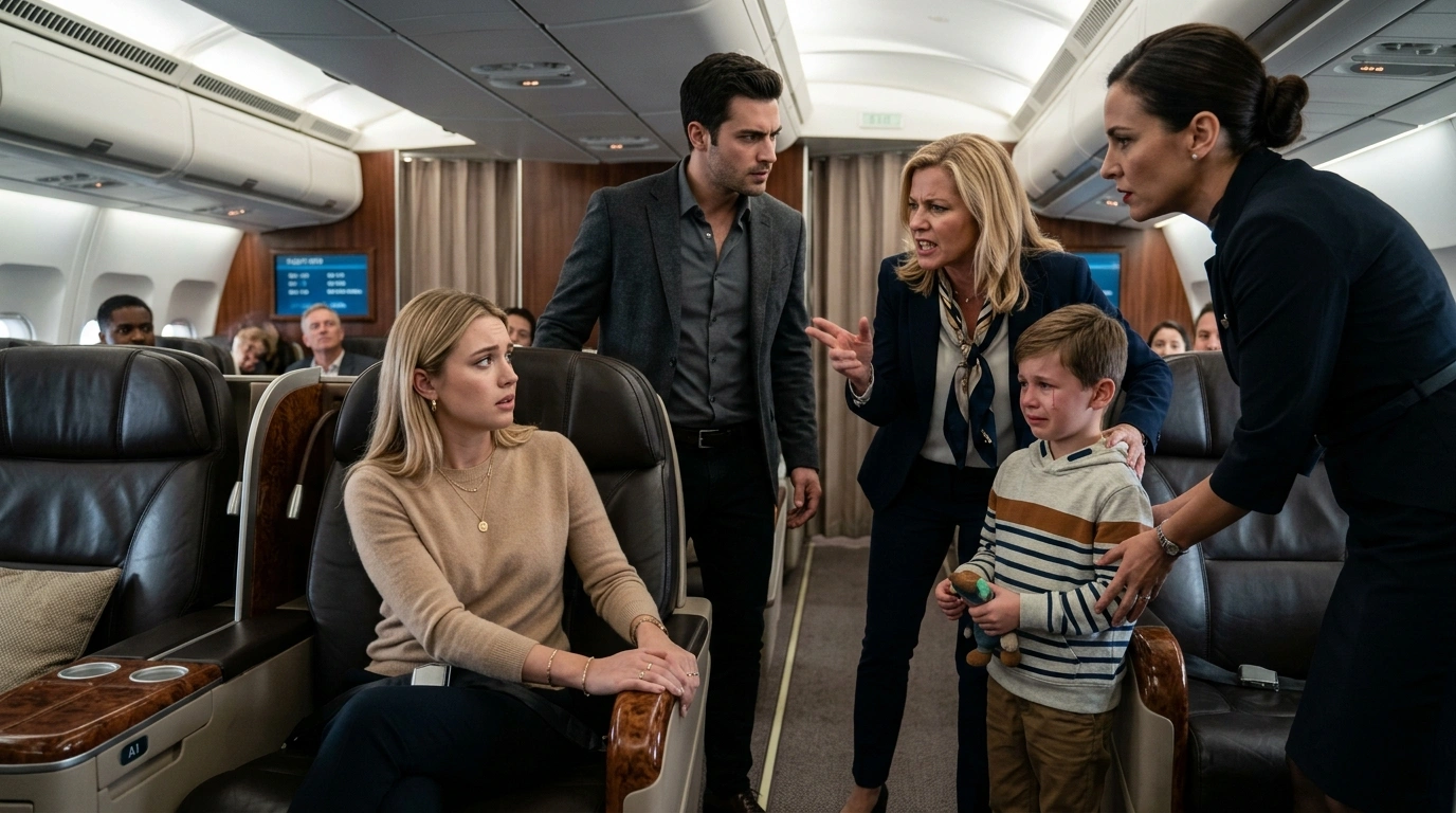 AITA for refusing to give up my first-class ticket for a kid after his mom said he deserved it more than me?