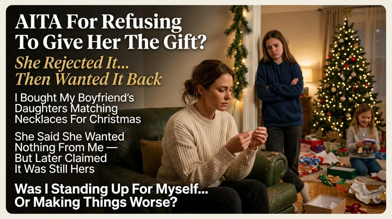 AITA for refusing to give my boyfriend’s daughter a gift after she already rejected it?